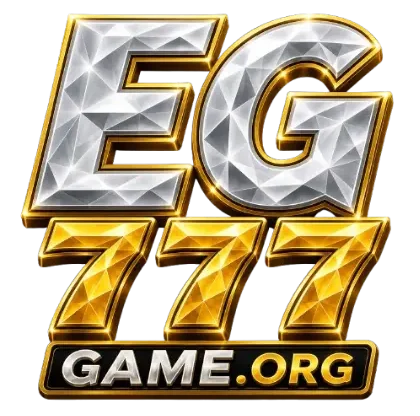 EG777 Game official logo featuring a modern gold and black design for the EG777 online gaming platform.